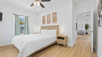 4 bedrooms, iron/ironing board, free WiFi, bed sheets