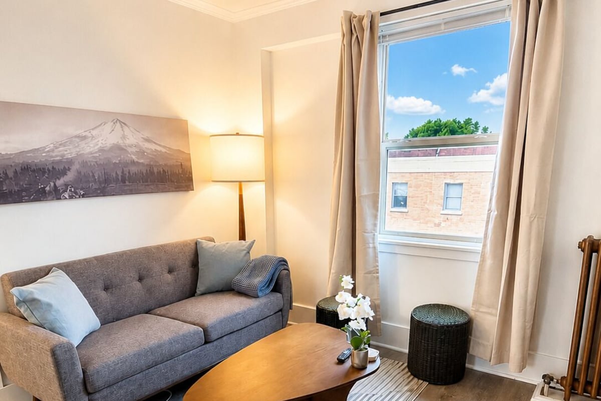 Appartement Deluxe, 1 grand lit, non-fumeur, cuisinette | Aire de séjour