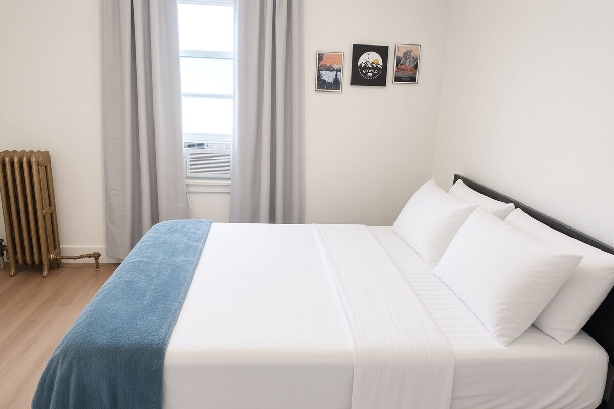 Premium bedding, memory-foam beds, iron/ironing board, free WiFi