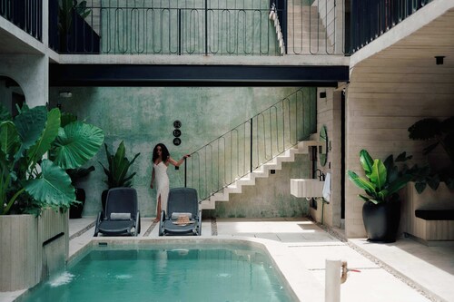 Beachfront Coastal Chic Queen Suite Near Punta Zicatela