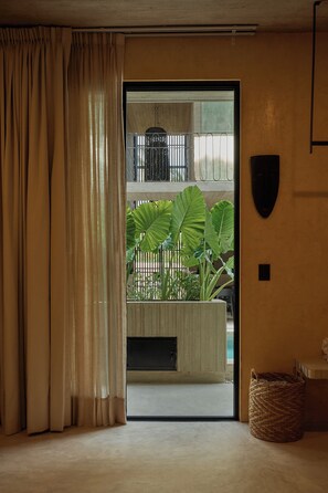Interior - Beachfront Coastal Chic Queen Suite Near Punta Zicatela (Puerto Escondido)