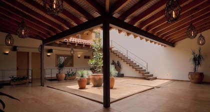 Elegant Double King Room in Oaxaca's Historic Center