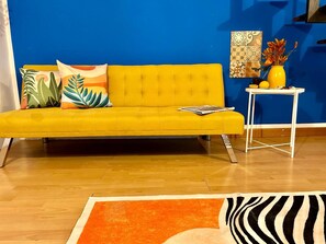 Living area - La Casa del Teatro Politeama (Palermo)