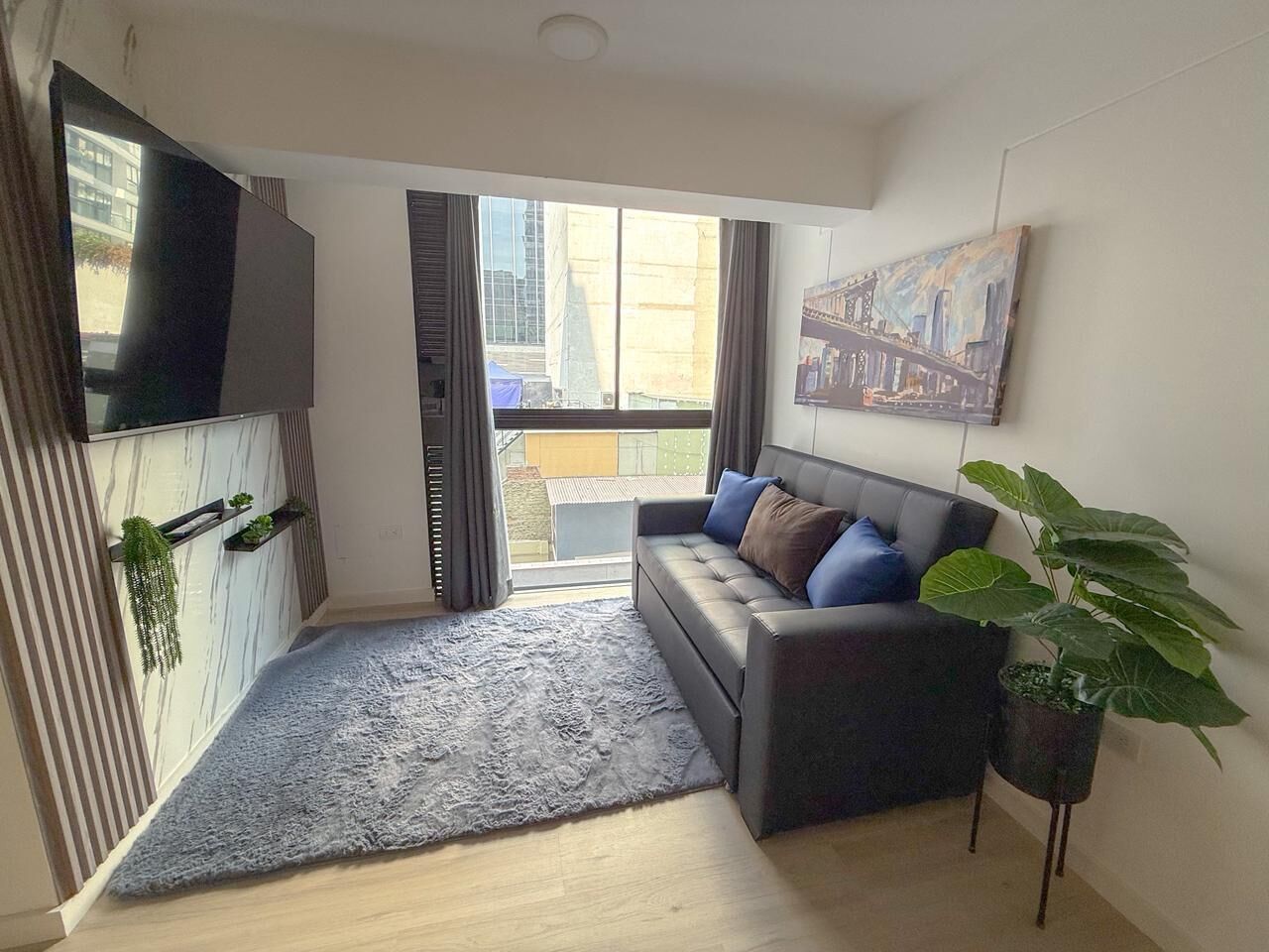 Comfort appartement, uitzicht op binnenplaats | Woonruimte