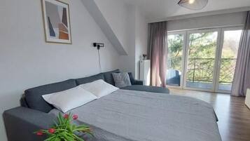 Family Apartment, Balcony, Garden View