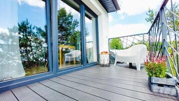 Family Apartment, Balcony, Garden View | Terrace/patio