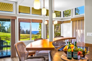Dining - Kapalua Ridge Villas | Ocean Views, Grass Lawn | 2 Free Cars | KBM Resorts | Ocean Views, Grass Lawn | 2 Units, 3 Bedrooms | KRV ML-3668 (Lahaina)