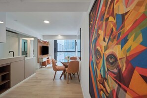 Apartment, 1 Katil Ratu (Queen) dengan Katil Sofa, Kitchen | Ruang tamu