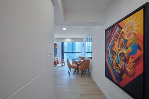 公寓, 1 張加大雙人床和 1 張沙發床, 廚房 | 起居區