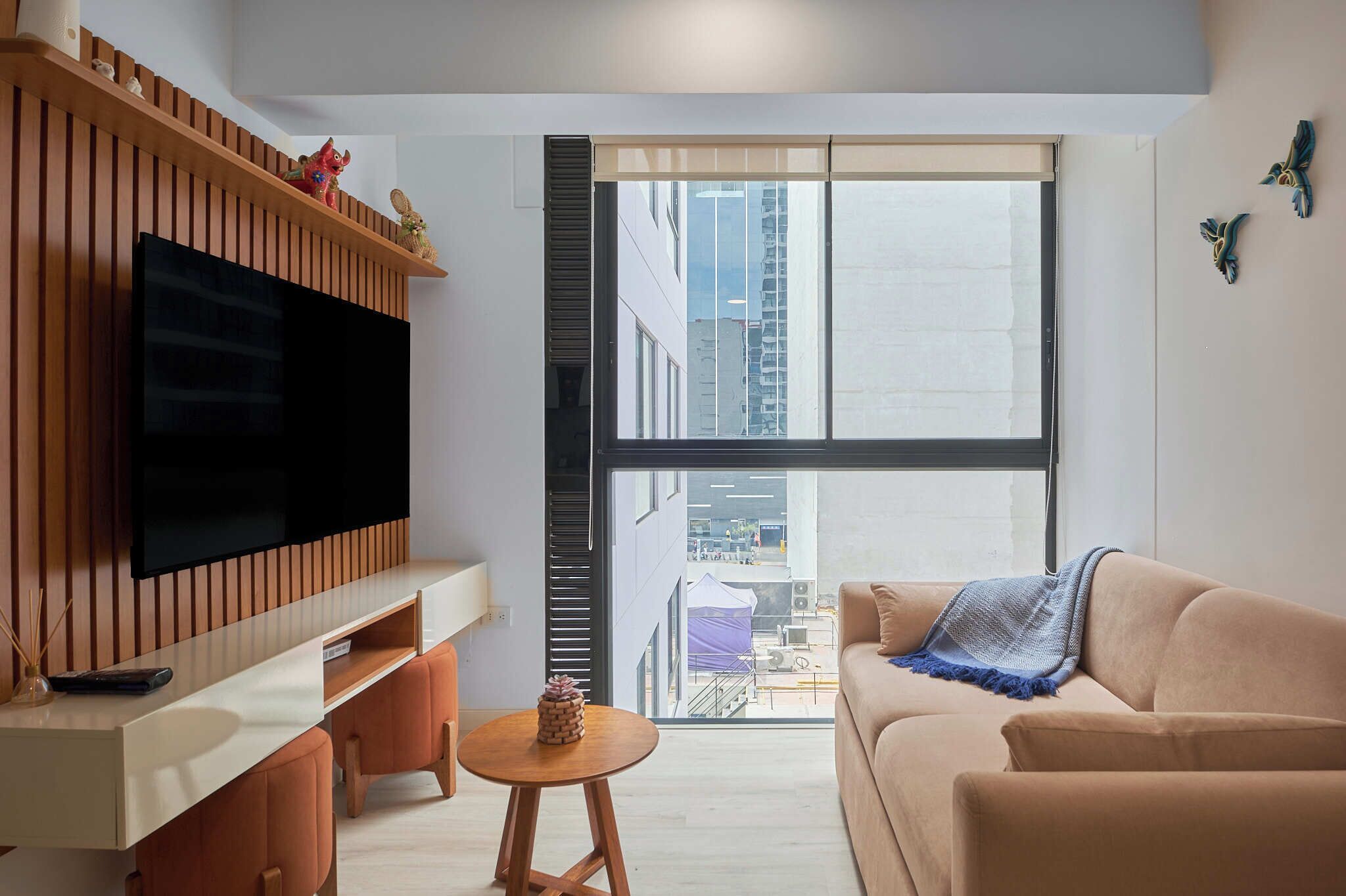 Appartement, 1 queensize bed met slaapbank, keuken | Woonruimte