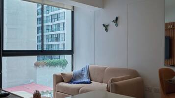 Apartment, 1 Queen-Bett und Schlafsofa, Küche | Wohnbereich