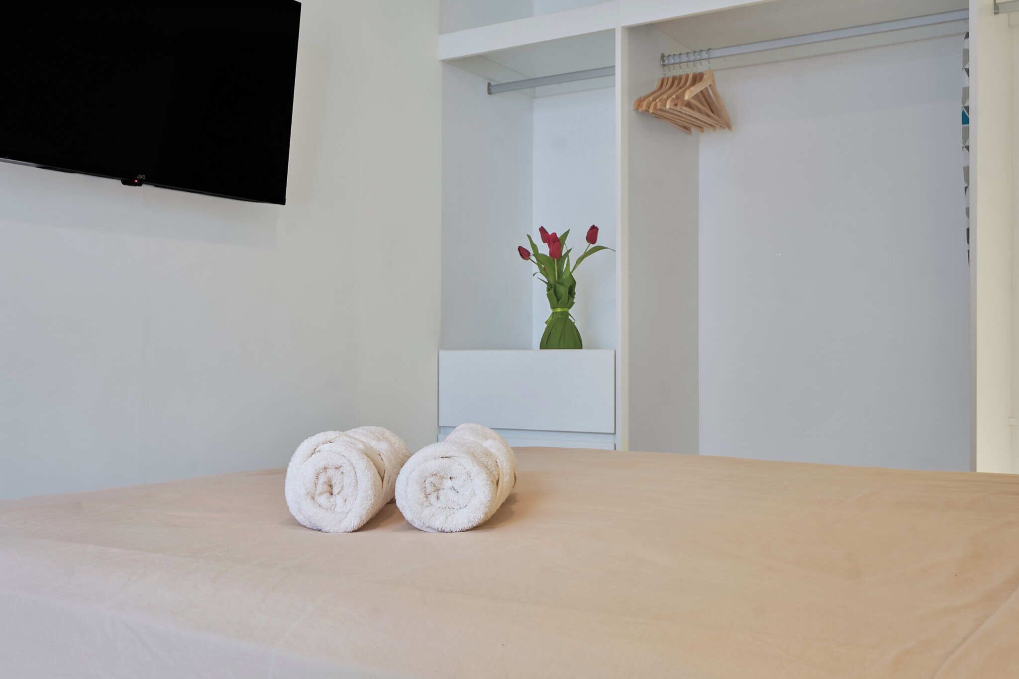 Appartement, 1 grand lit et 1 canapé-lit, cuisine