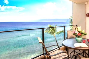 Outdoor dining - KBM Resorts | 2 Free Cars | Mahana | Whale Watching | 2 Units, 4 Bedrooms | MAH ML-3720 (Lahaina)