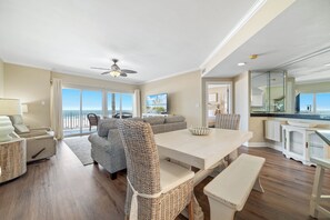 Dining - Admirals Quarters 204 | Beachfront Views | Indoor & Outdoor Pools | My Beach Getaways (Orange Beach)