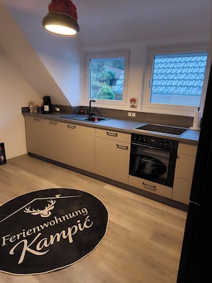 Private kitchen - Vacation apartment Kampić "Hirsch&Heimat" (Rottweil)