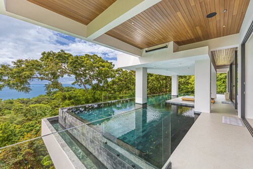 Ocean View Rainforest Mansion | 10BR, Chef, Cinema & Pools — close to Manuel Antonio National Park