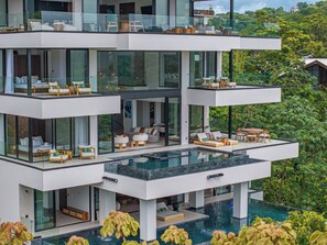Exterior - Ocean View Rainforest Mansion | 10BR, Chef, Cinema & Pools — close to Manuel Antonio National Park (Manuel Antonio)