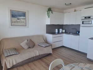 TV - Apartment with exceptional sea view - 4 guests (Fort-Mahon-Plage)