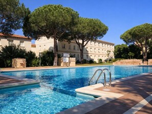 Pool - Duplex near the beach, parking - 6 guests (Palamós)