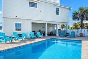 Pool - Port A Beach House with Pool, Game Room & Patio! (Port Aransas)