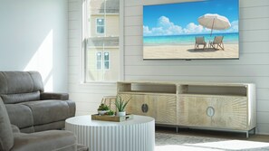 Smart TV, books - Galveston 5BR Beach House | Lakefront | Sleeps 14 (Galveston)