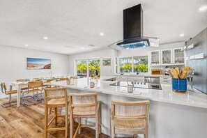 Fridge, microwave, oven, stovetop - Siesta Sun Oasis | Private Pool, Walk to Siesta Key Beach, Game Room (Sarasota)