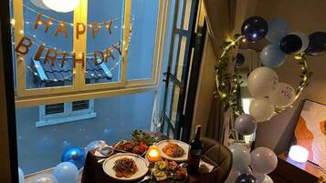 Dobbeltrom – deluxe, dalutsikt