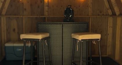 Fall is the perfect time for a visit to Bluebird Bungalow with
Hot Tub!