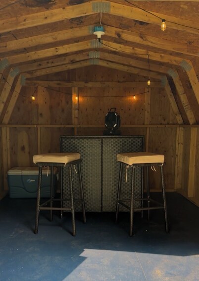 Fall is the perfect time for a visit to Bluebird Bungalow with 
Hot Tub!