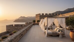 Terrace/patio - 15th Century Timeless Adriatic Ocean View Estate Meticulously Restored (Lopud)