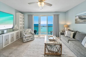 TV - Gulf-Front Paradise with Breathtaking Views, Resort Pools & Free Beach Chair Service Included! (Panama City Beach)