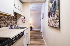 Private kitchen - Space Needle Balcony Views, Walk to Anakeesta 2BR Condo with En Suite Bathrooms (Gatlinburg)