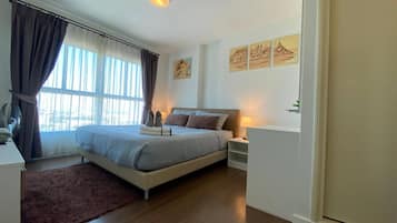 Appart'hôtel, 2 chambres, balcon | 2 chambres