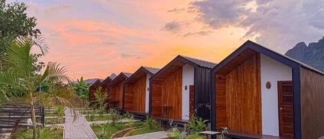 Chambre Deluxe double, balcon, vue sur le jardin | Extérieur
