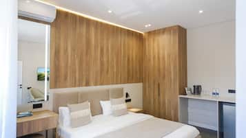 Deluxe Double Room, City View | In-room safe, desk, laptop workspace, blackout drapes