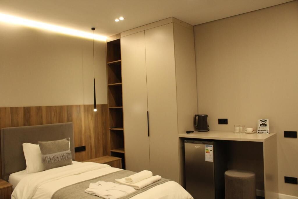 标准双床房, 庭院景观