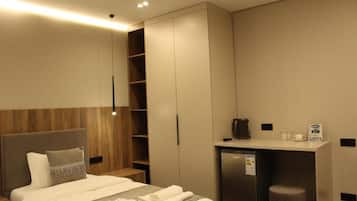 Quarto duplo standard, vista para o pátio