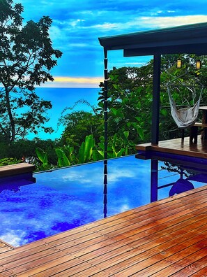 Pool - Stunning Ocean View House with Pool, Outdoor Kitchen, and Rancho (Savegre de Aguirre)