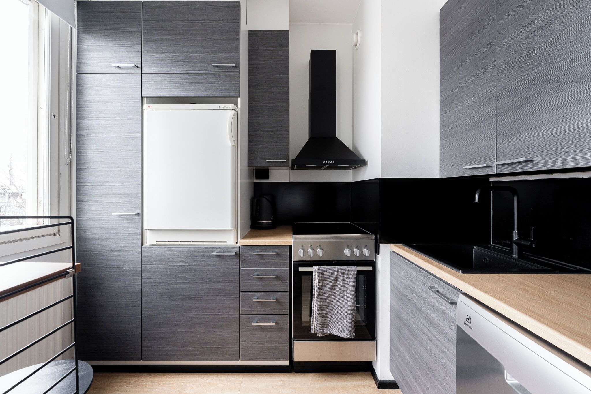 Departamento, vista a la ciudad | Cocina privada