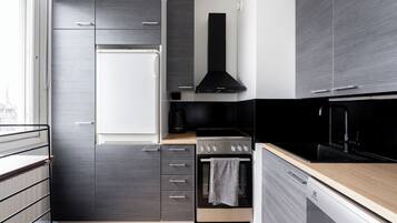 Departamento, vista a la ciudad | Cocina privada