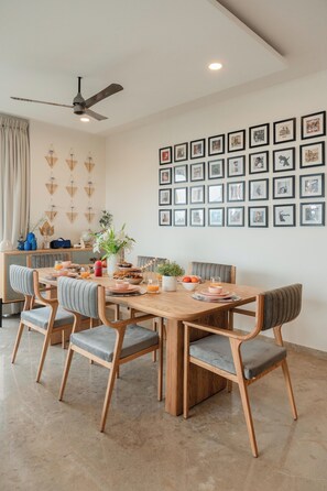 Dining - Staymaster Flabris 4BHK Apartment (Panaji)