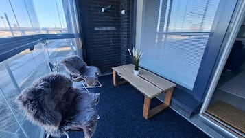 Standard-Apartment, Balkon, Seeblick | Balkon