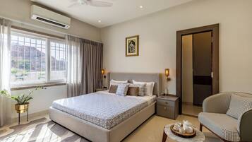 Vila Deluks, balkon, pemandangan kota