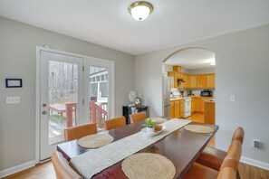 Dining - Family-Ready Efland Home w/ Hot Tub + Deck (Efland)