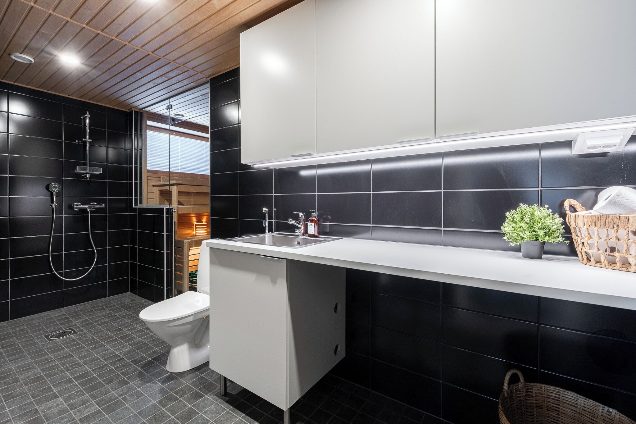 Superior Apartment, 2 Bedrooms, Lake View, Beachfront | Bathroom | Shower, hydromassage showerhead, bidet, towels