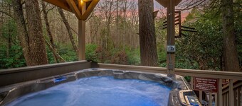 Riverfront Cabin | Sauna • Hot Tub • Private Trail