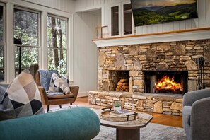 Interior - Riverfront Cabin | Sauna • Hot Tub • Private Trail (Cashiers)