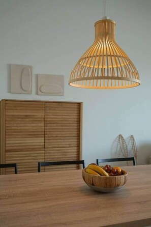 Dining - Kalyves 2BD Sea View Apartment, New, Modern Design (Chania)