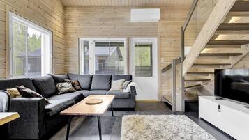 Standaard huisje, 3 slaapkamers | Woonruimte