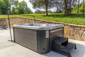 Idromassaggio all'aperto